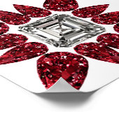 Poster Diamant Rouge (Coin)