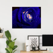 Poster diamants bleus (Bureau à domicile)