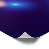 Poster Diamants bleus (Coin)