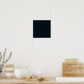 Poster diamants cyan sans soudure (Cuisine)