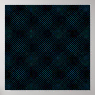Poster diamants cyan sans soudure