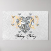 Poster Diamond Bling Bling (Devant)