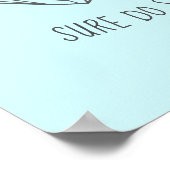 Poster Diamond Girl Shine Aqua (Coin)