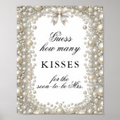 Poster Diamond & Pearl Combien de baisers jeu de douche n (Devant)