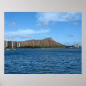 Poster Diamondhead Oahu Hawaii (Devant)