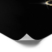 Poster Diamonds Gold et Parties scintillant Mariag (Coin)