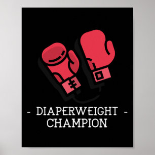 Poster Diaper Poids Champion Adultes Enfants Ba