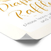 Poster Diaper Raffle Little Honey Bee Baby Shower Table (Coin)