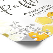Poster Diaper Raffle Signal Miel Jaune Abeille Thème (Coin)