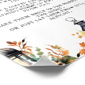 Poster DIAPERS DE LA NUIT JEU Baby shower petit Citrouill (Coin)