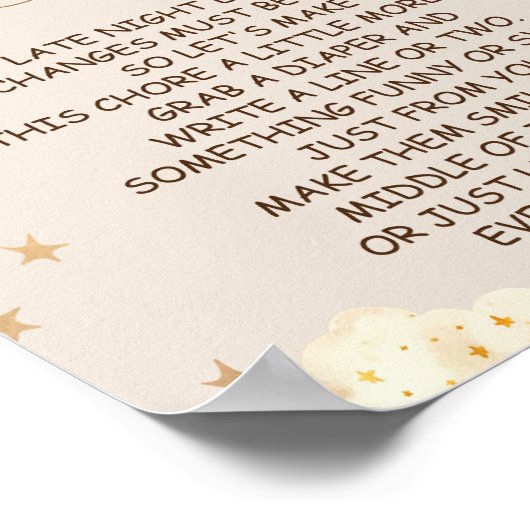 Poster Diapeurs de nuit Bear Balloon Thème Jeu Signe (Coin)