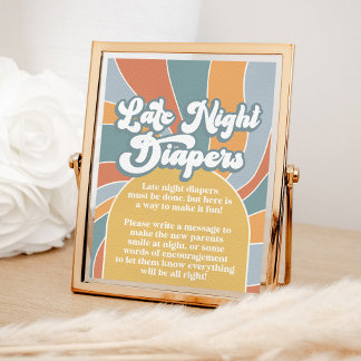 Poster Diapeurs de nuit super Retro Sunshine Douche