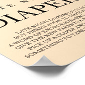 Poster Diapeurs de nuit Voyage World Map Baby shower (Coin)