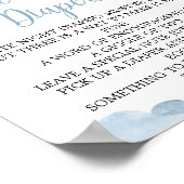 Poster Diapeurs nocturnes Baby shower solaire (Coin)