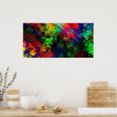 Poster Diapositive arc-en-ciel (Cuisine)