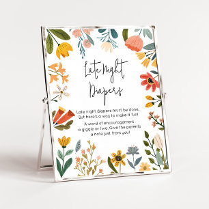 Poster Diapositives Botaniques Bright Fleur sauvage