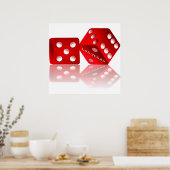 Poster Dice Las Vegas (Cuisine)