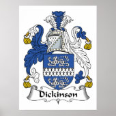 Poster Dickinson Family Crest (Devant)
