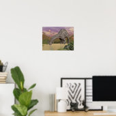 Poster Dicraeosaurus dinosaure boisson - rendu 3D (Bureau à domicile)
