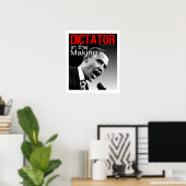 Poster "Dictateur en devenir" (Bureau à domicile)