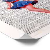 Poster Dictionnaire d'art dessin Pin UP (Coin)