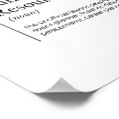 Poster Dictionnaire de définition HR (Coin)