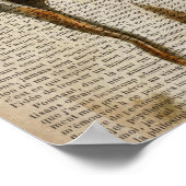 Poster dictionnaire imprimer français botanique de plage (Coin)