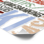 Poster Dictionnaire informatique en couleurs (Coin)