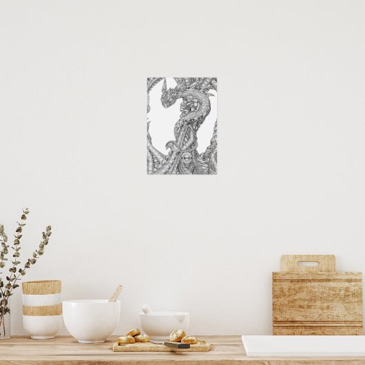 Poster Diddy Dragon Worker (Cuisine)