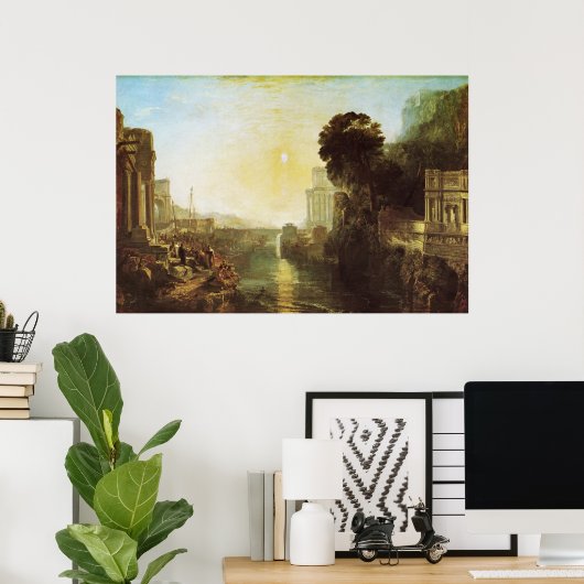 Poster Dido Construire Carthage Canvas Imprimer (Bureau à domicile)