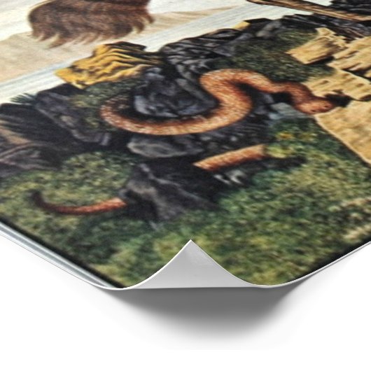 Poster Die gestreifte Hyäne (Coin)