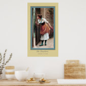 Poster Die Lauscherin ~ Eugene de Blass (Cuisine)