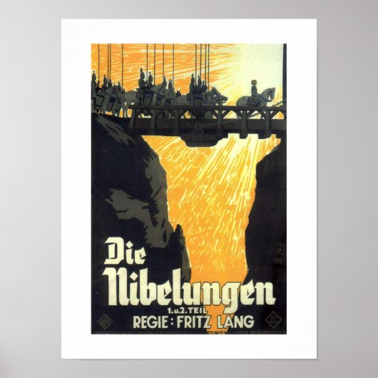 Poster Die Nibelungen Opera 1924 Film (Devant)