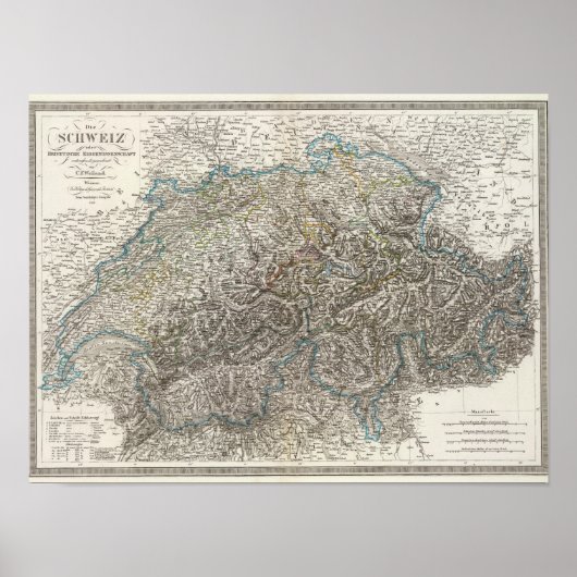 Poster Die Schweiz - Suisse (Devant)