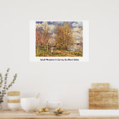 Poster Die Small Meadows Au Printemps, Par Alfred Sisley (Cuisine)