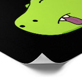 Poster Died-nosaur Drôles de Blagues de Dinosaure Fond So (Coin)