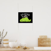 Poster Died-nosaur Drôles de Blagues de Dinosaure Fond So (Cuisine)