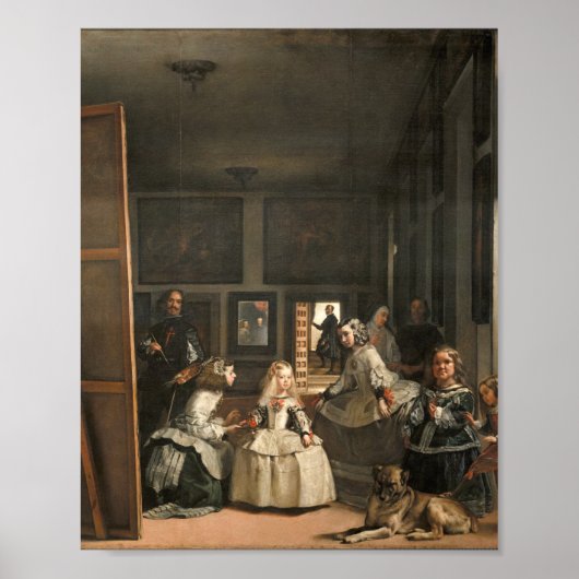 Poster Diego Velazquez - Las Meninas (Devant)