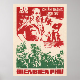 Poster DIEN BIEN PHU Battle of 1954 Vintage Vietnam War