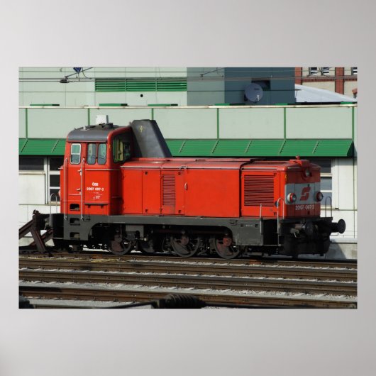 Poster Diesel Shunter 2067 097-2 (Devant)