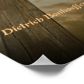 Poster Dietrich Bonhoeffer Quote On Salvation (Coin)