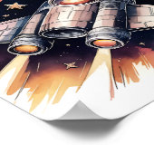 Poster Dieu a fait l'univers chrétien pour les enfants (Coin)