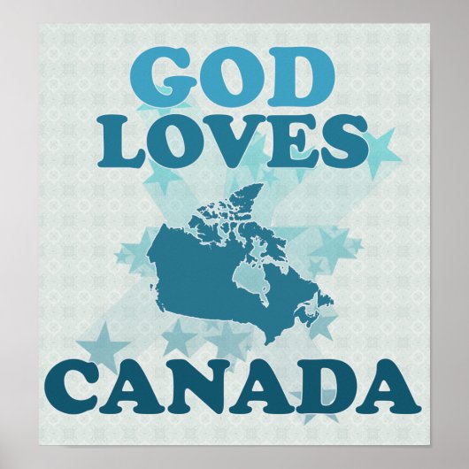 Poster Dieu aime Canada (Devant)