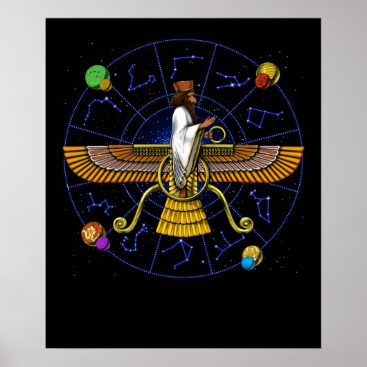 Poster Dieu Alien Anunnaki (Devant)