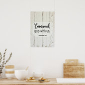 Poster Dieu avec nous l'art du mur (Cuisine)