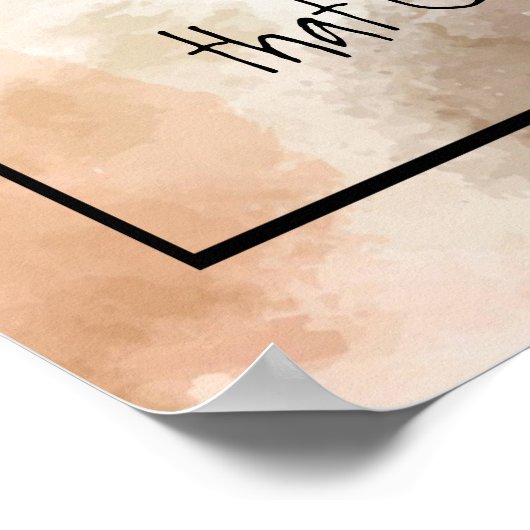 Poster Dieu Avec Vous Toujours Jamais Seul Inspirant (Coin)