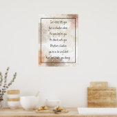 Poster Dieu Avec Vous Toujours Jamais Seul Inspirant (Cuisine)