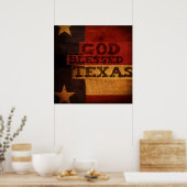 Poster Dieu béni le Texas (Cuisine)