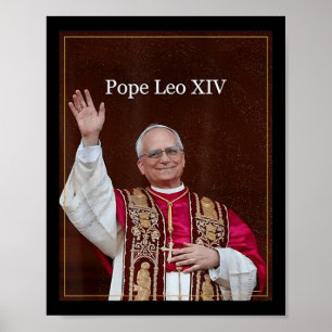 Poster Dieu Béni Pape Leo Xiv Chemise, Pape Leo Xiv