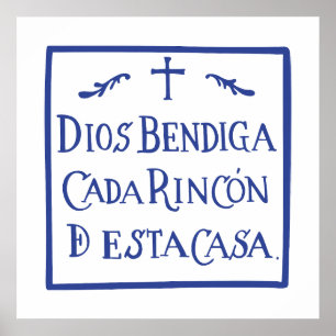 Poster Dieu bénisse chaque coin